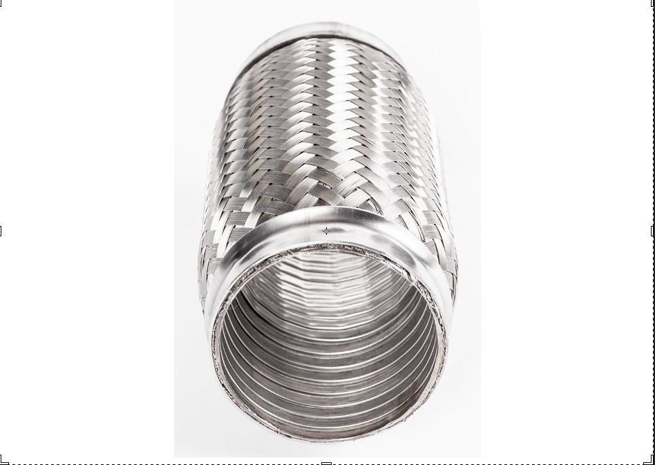 Metal 2.5 Inch 304 Stainless Flexible Exhaust Pipe With Interlock