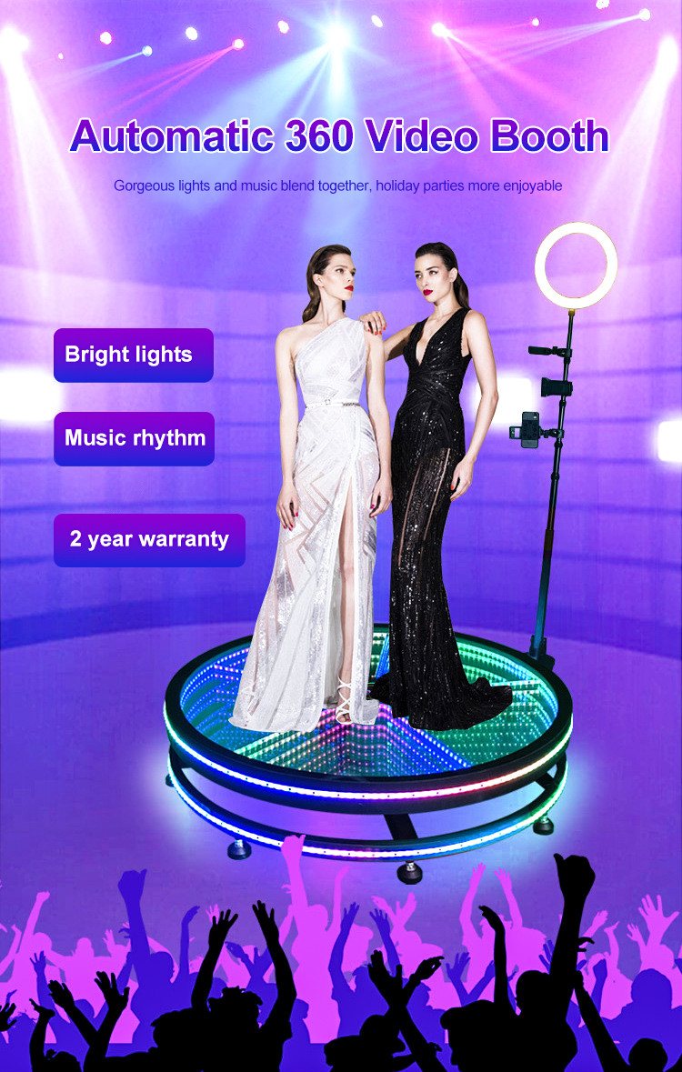 Outdoor 360 Photo Booth Automatic Spin Carnival Party 360 Events Photo Booth