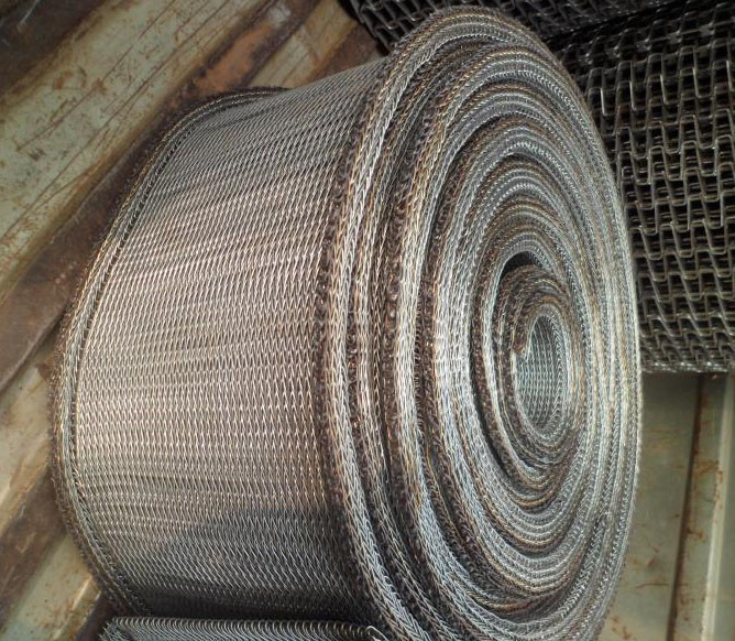 High Temperture Resistant Wire Mesh Conveyor Belt For Heat Treatment