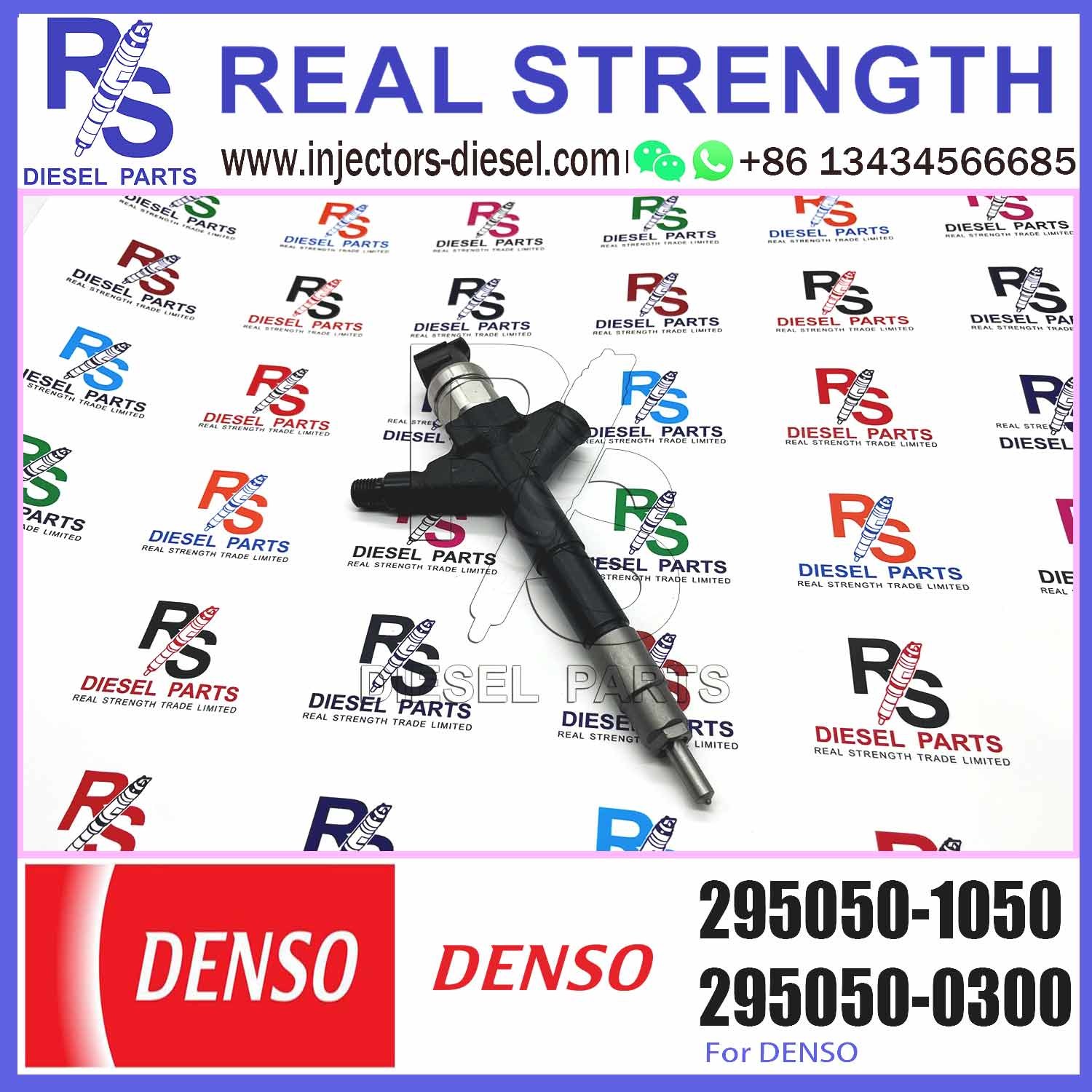 Diesel Engine Fuel Pump Injector Assemblies 16600-5X30A Common Rail Injector Nozzle 295050-1050