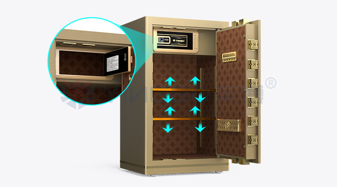 Biometric Fingerprint Lock Smart Safe Box For Office Security 46kg YB/N7-80