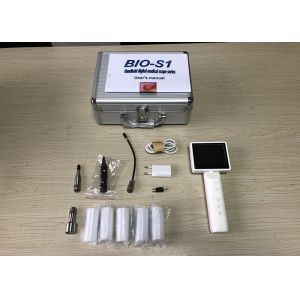 USB Or WIFI Connection Handheld Video Otoscope Ophthalmoscope Set 3 Lenses