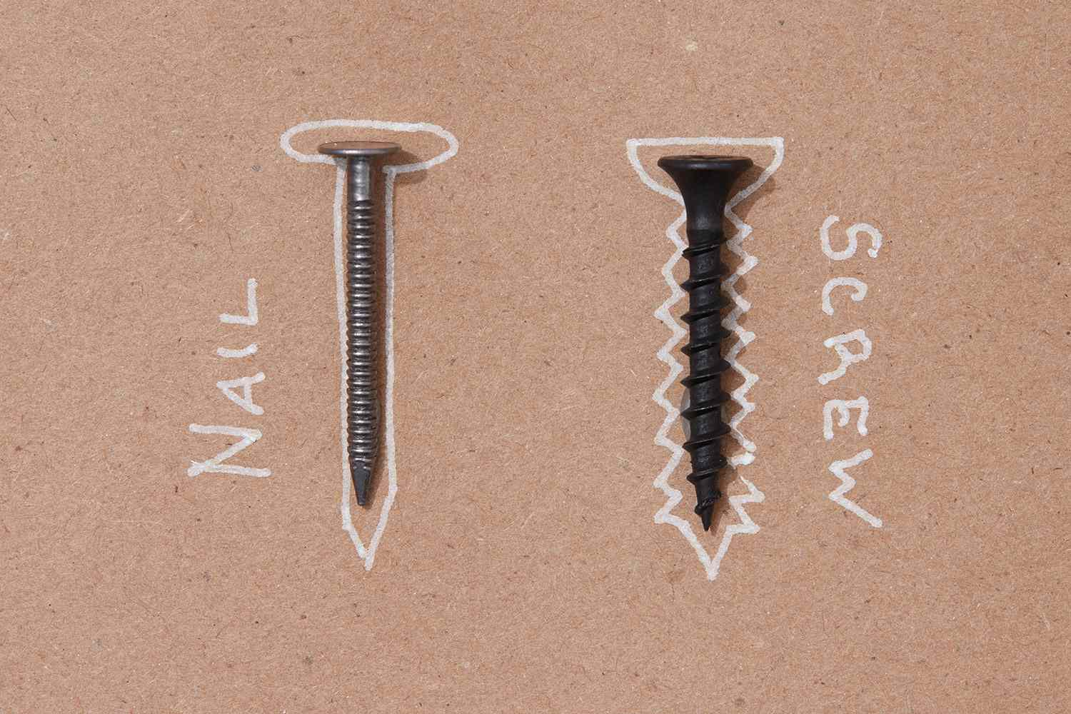 Black Phosphated Self-Tapping Nail DIN18182 with High Strength Cross Countersunk Head