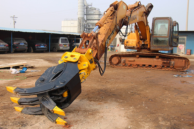 High-quality Timber Grabs For Excavators 400kg Attachment 360° Roating Grapple