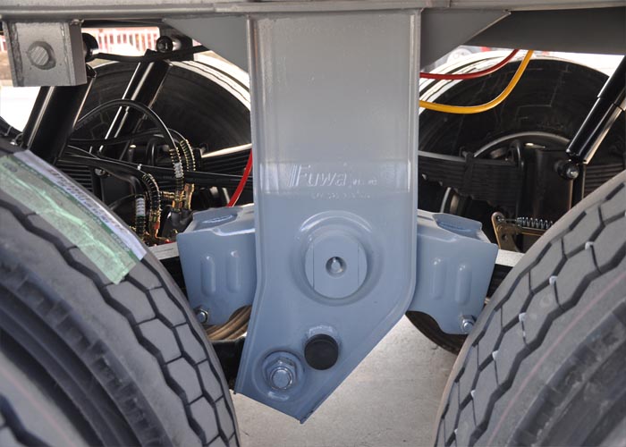 fuel tanker trailer with fuwa spring suspension