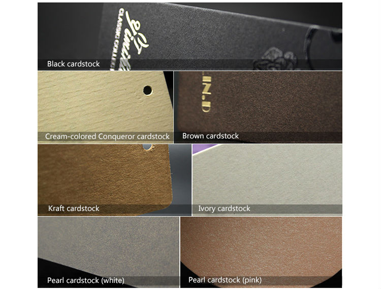 Recyclable Matt Lamination Kraft Paper Tags With Punch Hole At Corner