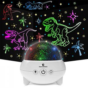 China Multicolor Rotatable Dinosaur Projector Lamp , Kids Animal Star Light Projector on sale