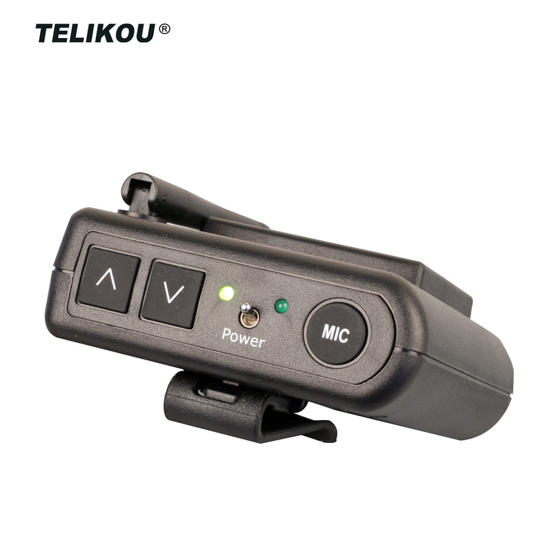Telikou wireless belt pack for TV station broadcast equipment