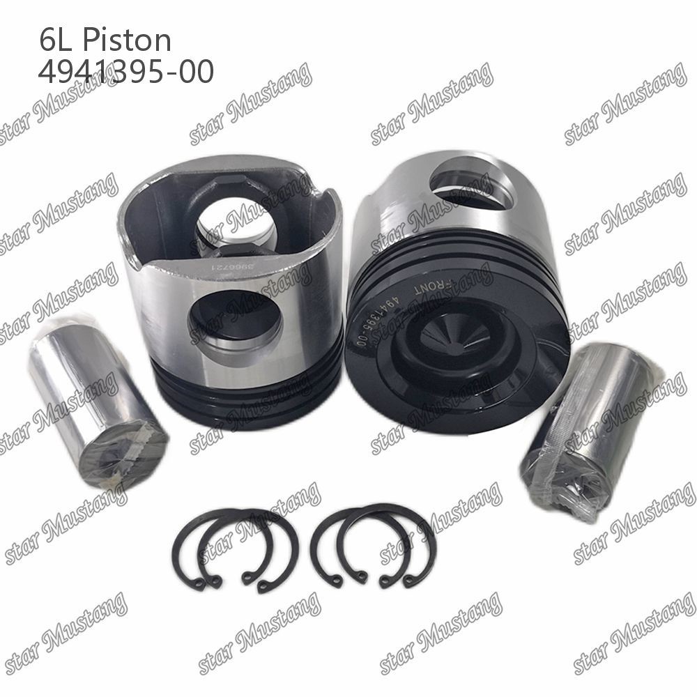 Piston 6L 4941395 4941395-00 For Cummins Diesel Engine Repair Parts