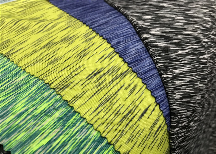 Double Knitted Unifi Repreve , Eco Friendly Neon Bright Fluo Color Repreve Fiber Fabric
