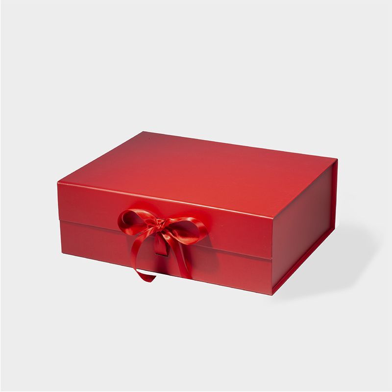Foldable Rigid Cardboard Cosmetics Makeup Jewelry Clothes Magnetic Folding Closure Shopping Black Paper Gift Packaging Packing Box for Watch Wedding Party
