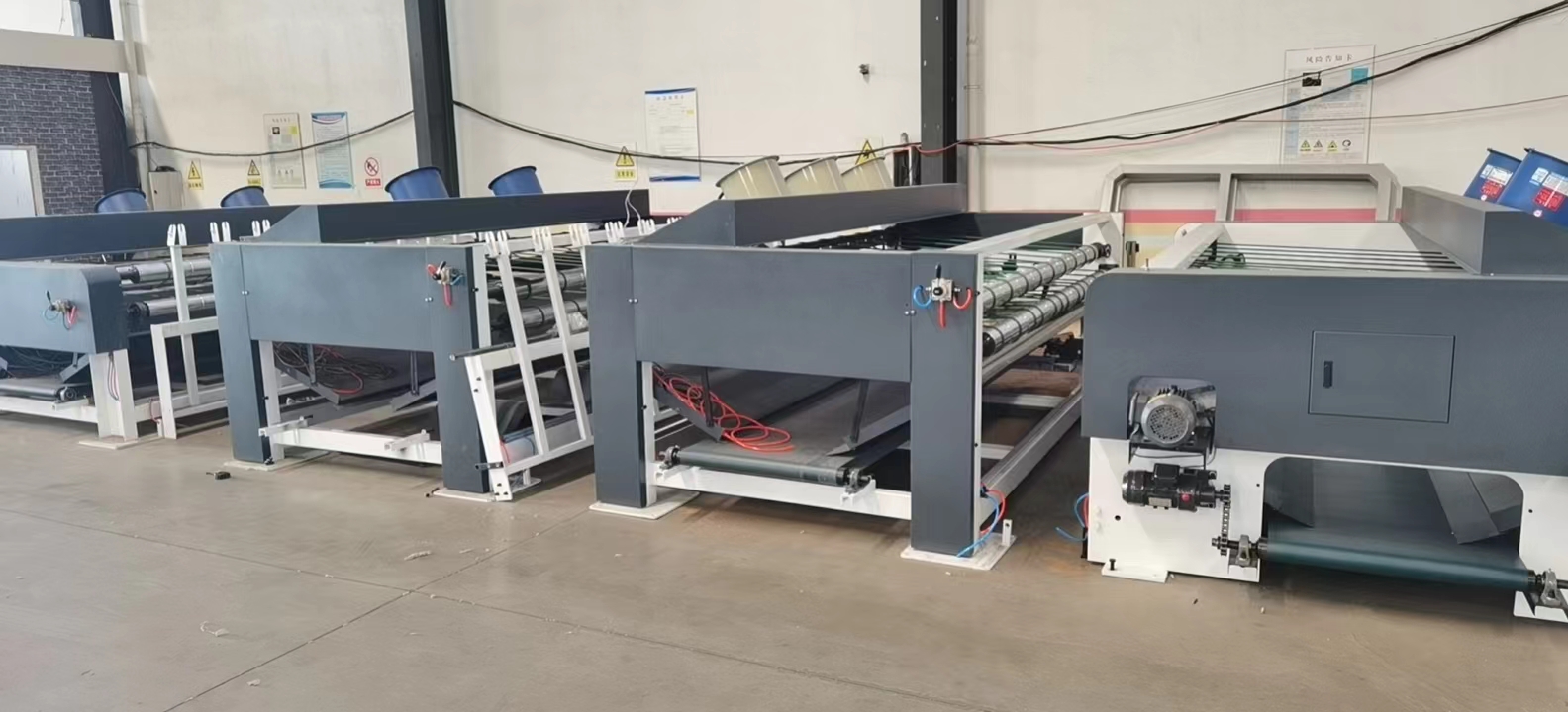 Corrugated Board Stacker Machine with Boil/Slitter Scorer/Gluer Pasting Equipment