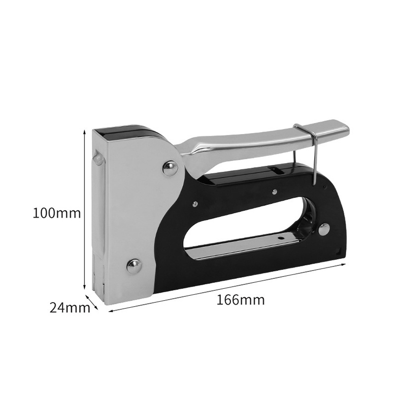 Heavy Duty Metal Hand Tacker Manual Staple Gun Nail Gun