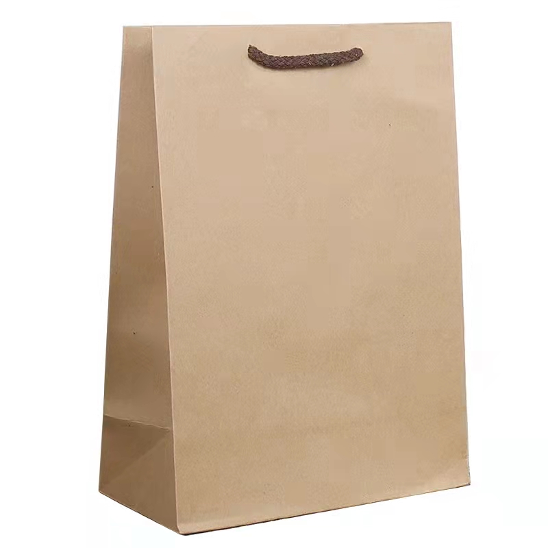 Coated Paper Boutique Gift Bag With Handles Handmade CMYK 4 Color Offset Printing