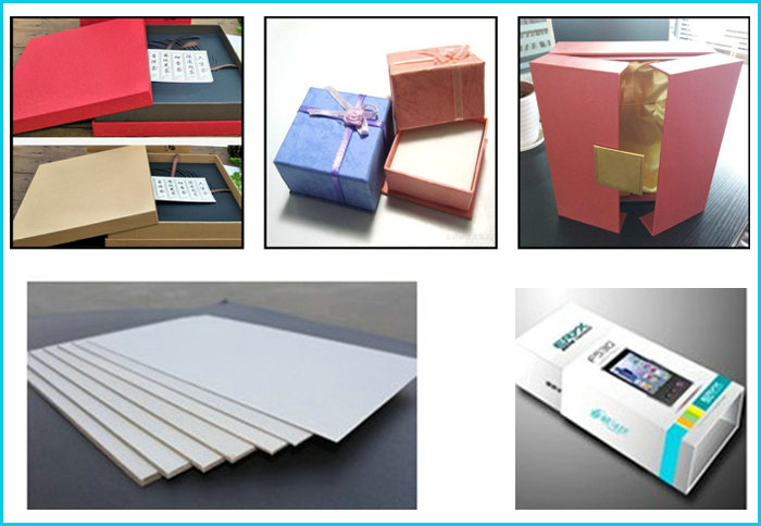 1.5mm 2mm Laminated Grey Cardboard For Binder Book Cover Folding Resistance