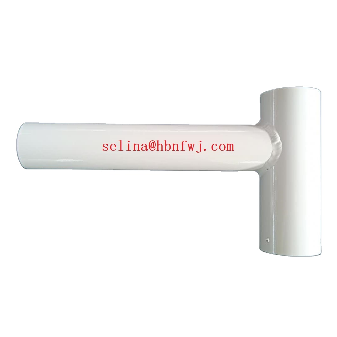 Customized Steel Aluminum Single Arm Horizontal Pole Top Bracket for In-house Inspection
