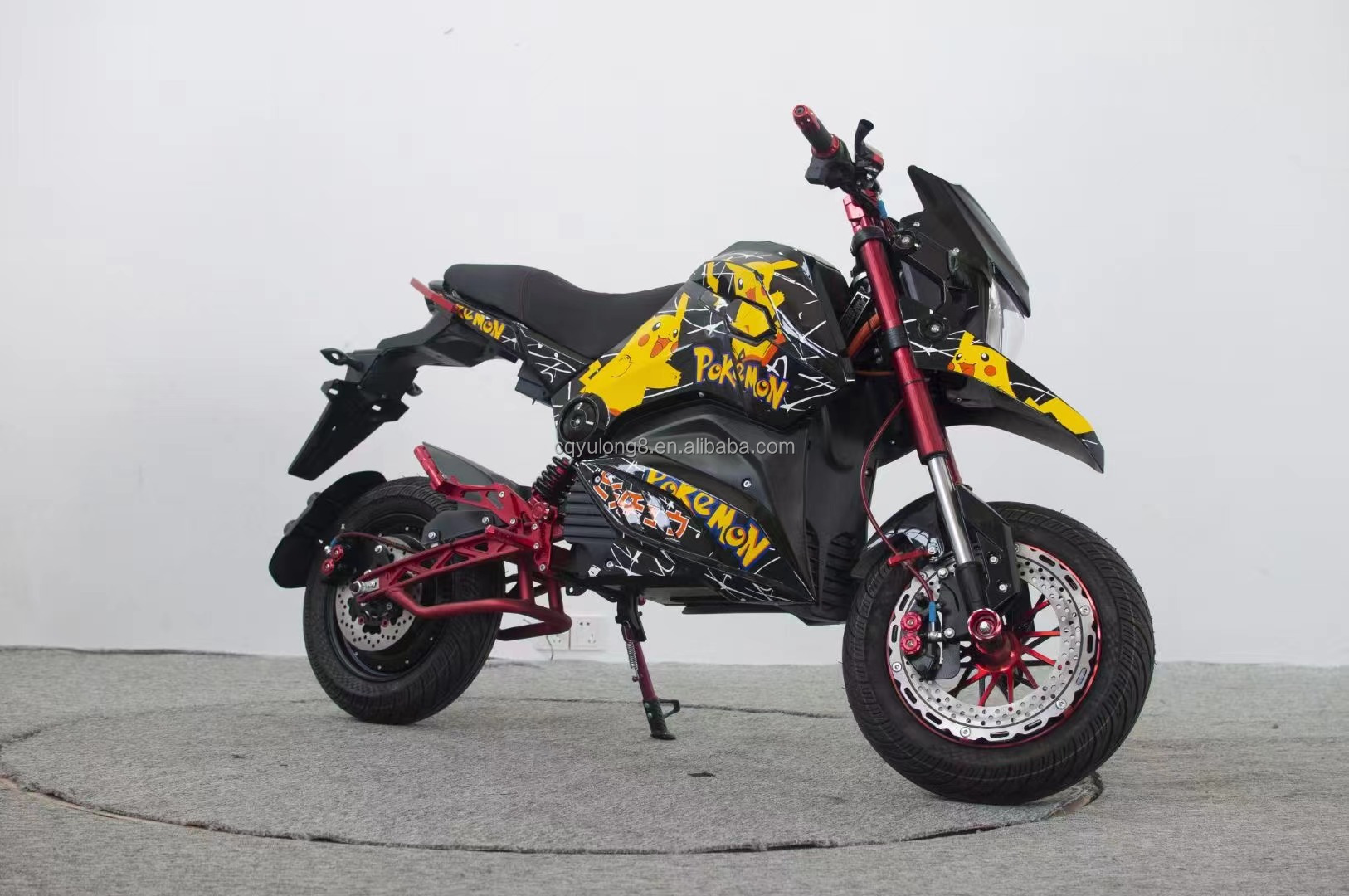 Max. Speed 61 80km/h 2000w 72v High Speed Long Range Electric Motorcycle for Adult
