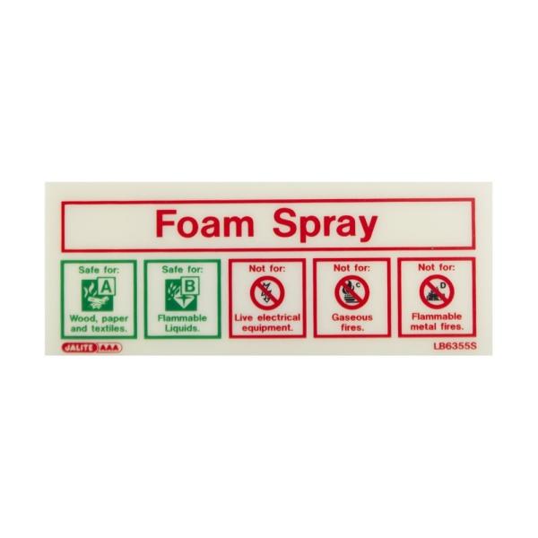Waterproof Photoluminescent Fire Fighting Equipment Symbols Fire Extinguisher