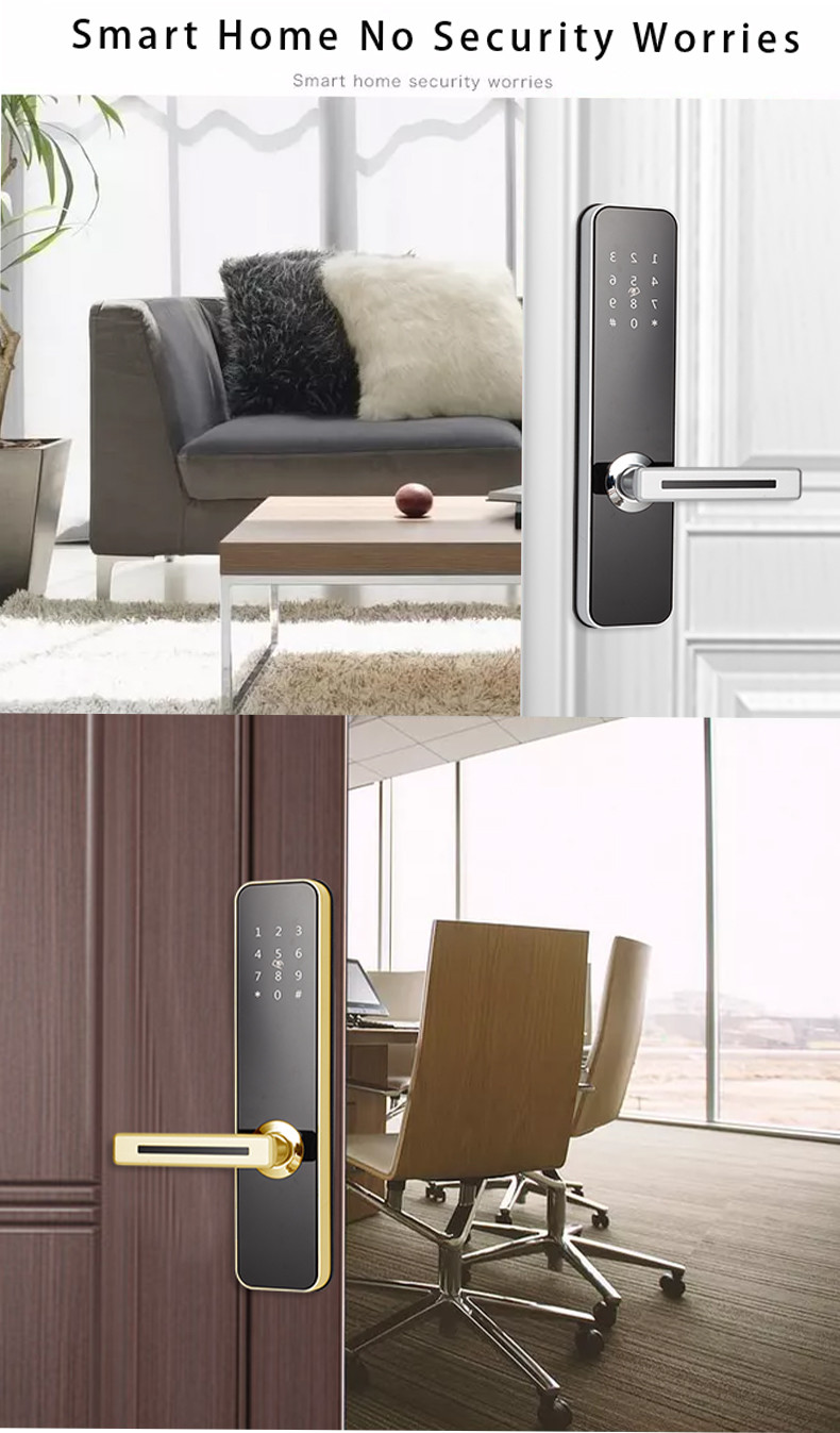 Courtyard Electronic Entry Door Lock Courtyard Gate Sunscreen Access Password