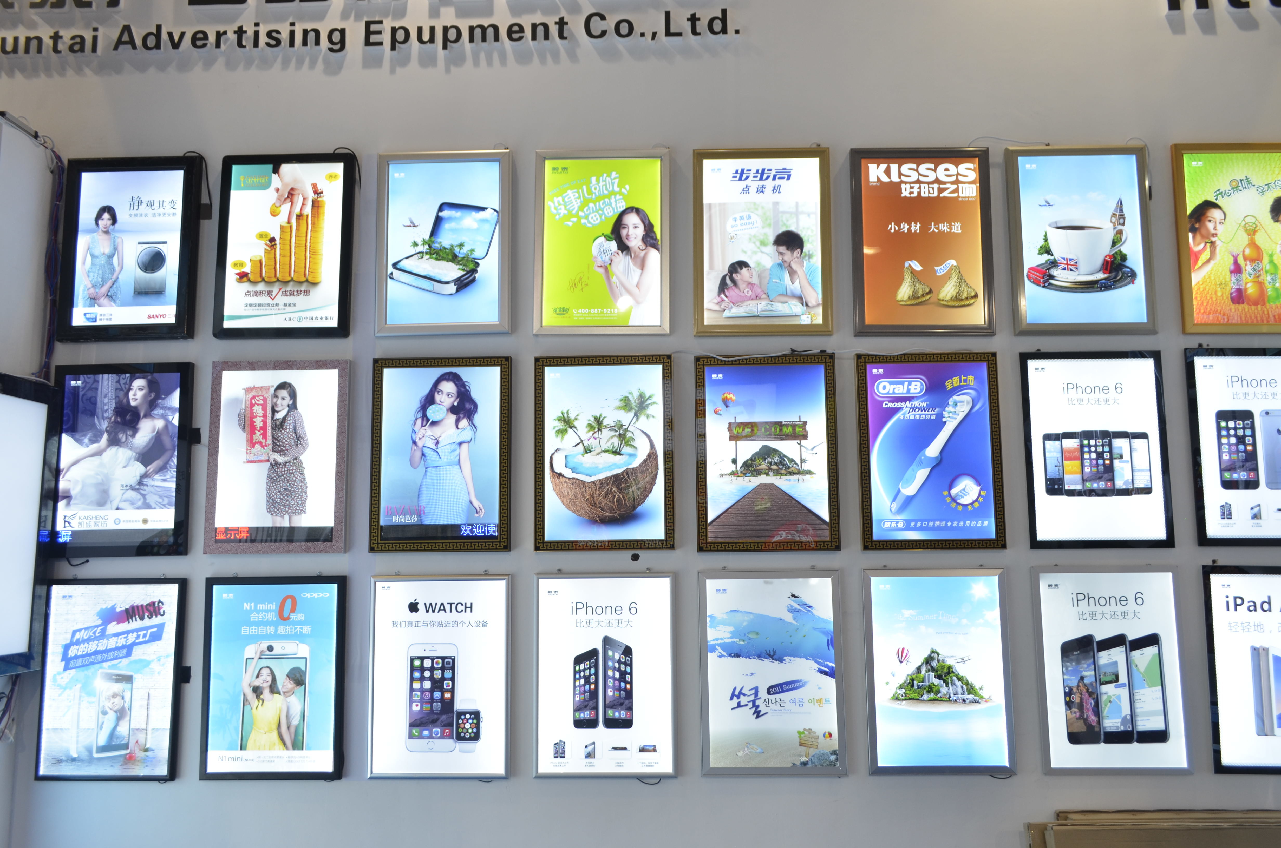 Waterproof LED MUPI Single Side Advertising Light Box 9000-10000K 50000h Life Span