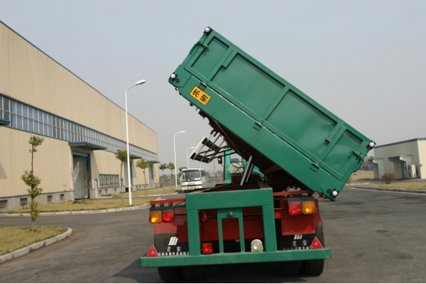 Low Bed Deck Dimension of 12000X2500X1500mm Dump Semi Trailer for Australia Market