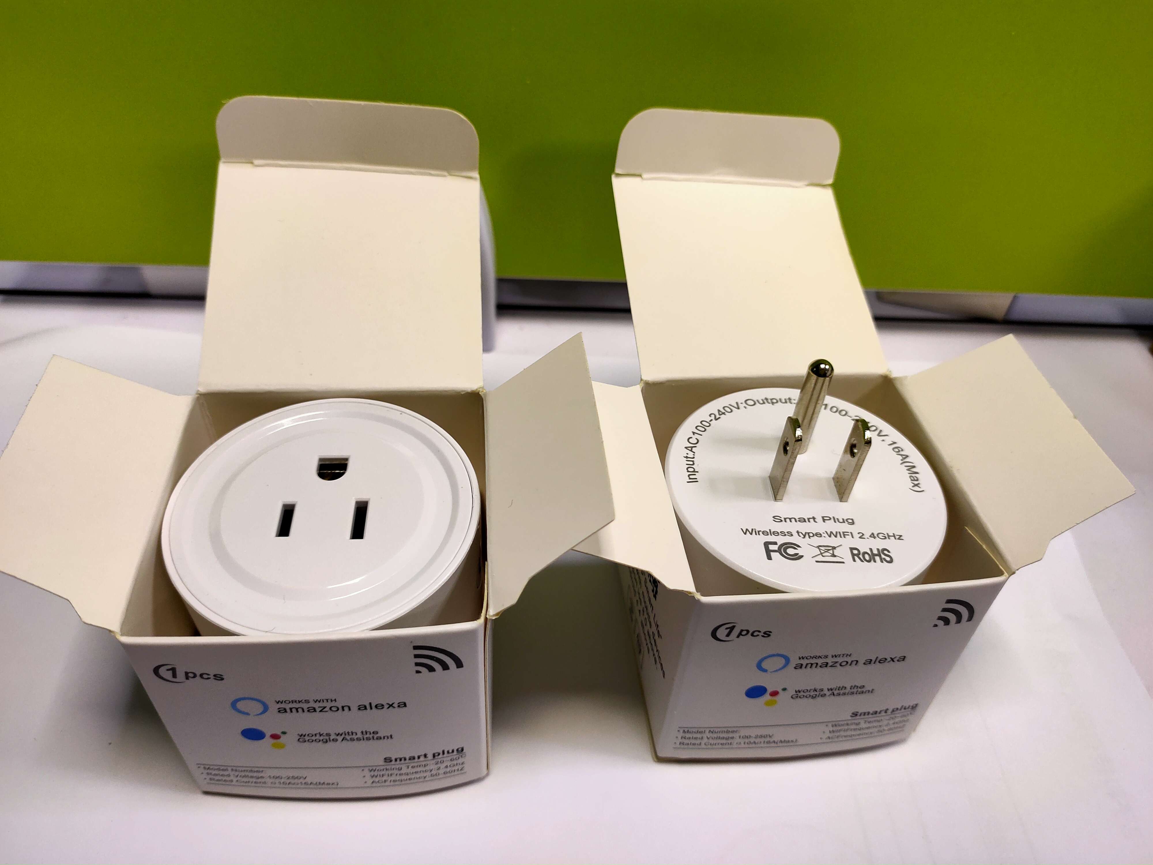 US Plug WIFI Smart Socket 16A Adapter Smart Life Tuya Wifi Plug Socket