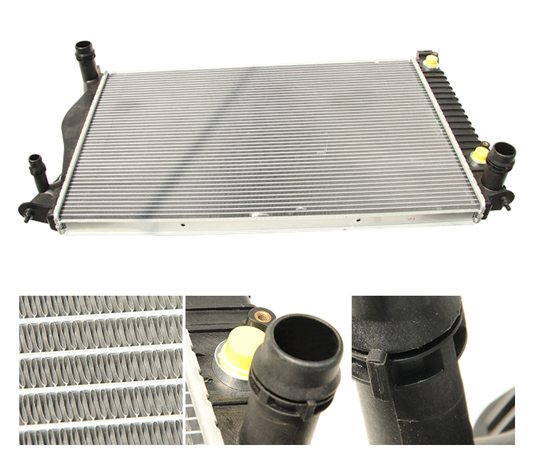 4F0121251AF Auto Engine Vacuum Brazed Aluminium Radiator For Audi A6 2005-2011