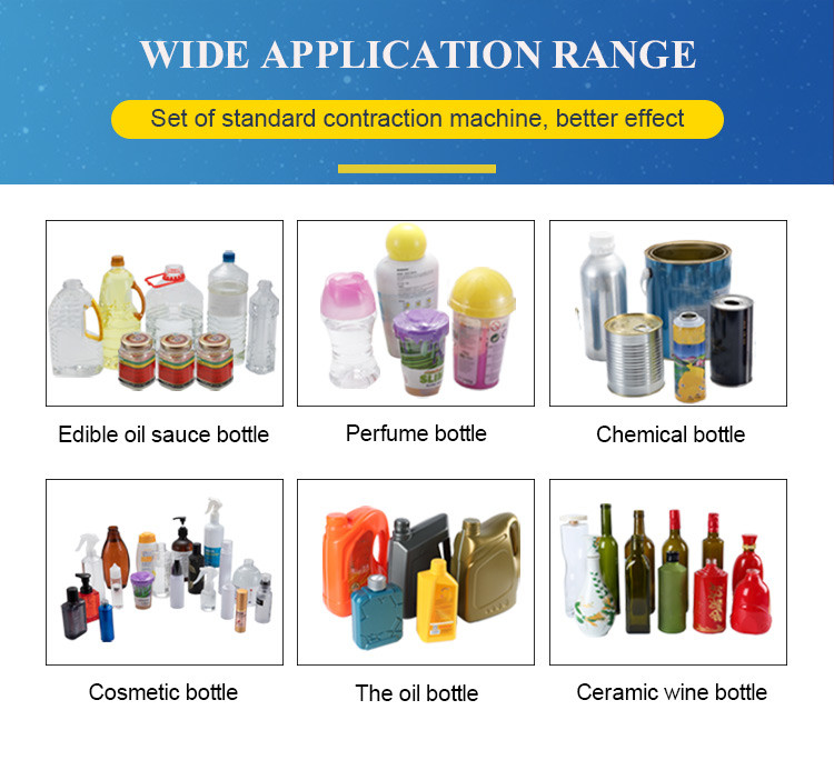 Automatic Heating Bottle Shrink Sleeve Labeling Machine With Steam Tunnel