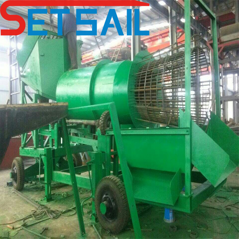 Removable Land Gold and Diamond Mining Device with Jigging Machinery