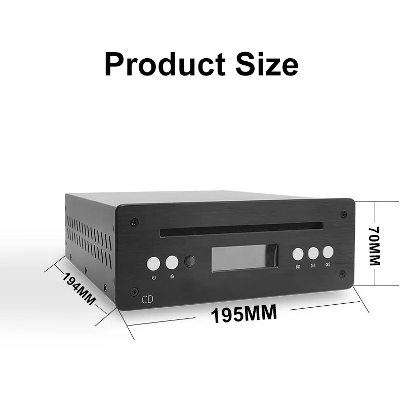 Home Audio Single Disc CD Player Desktp Media Music Player With Optical Line Digital Output
