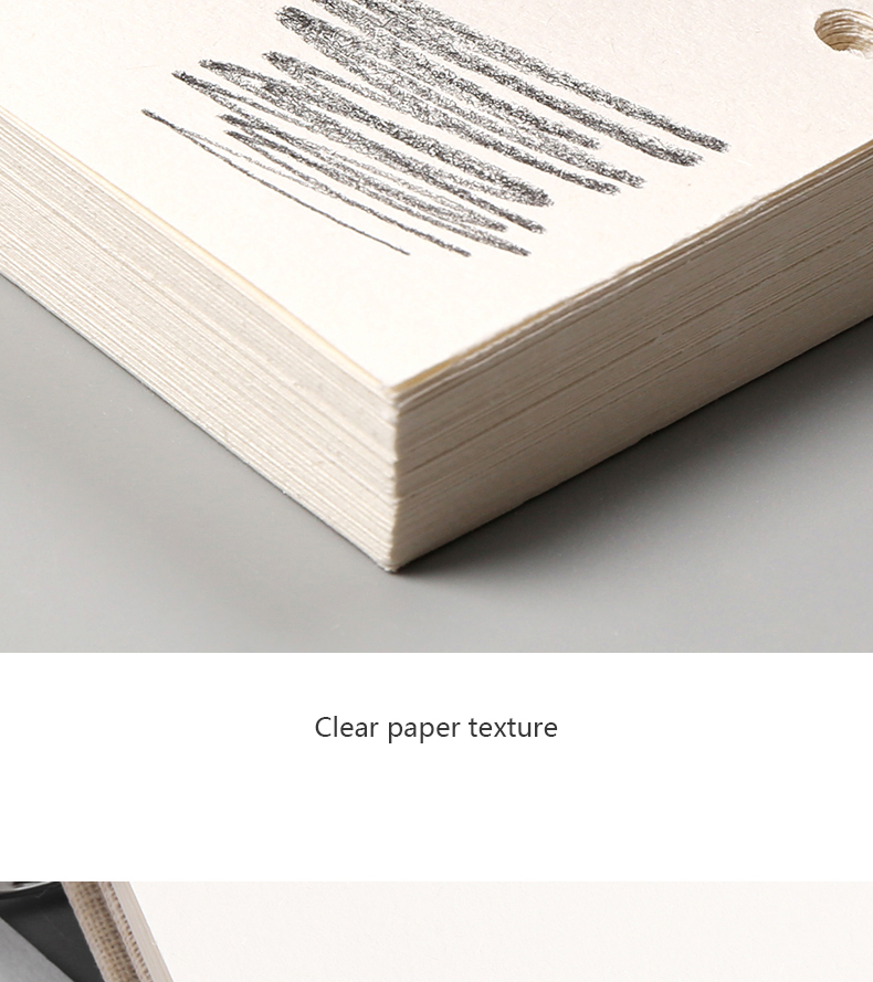 Retro Spiral Sketchbook Linen Hardcover 120 Pages 160 Gsm Refillable Notebook For Art Drawing