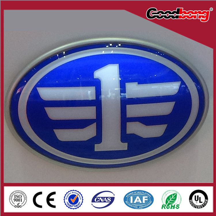 Professional Making Vacuum Forming .ED]]Car sign and name / LED car Sign and name