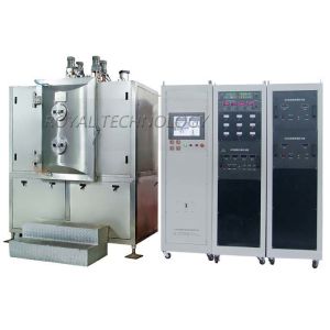  Vertical Type Vacuum Metalizing Machine , Chrome Metalizing on Car Plastic Parts Manufactures