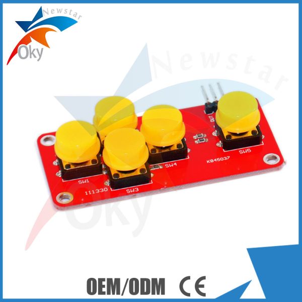 China Module For Arduino Analog AD 5-Key Keyboard Module , Electronic Building Block on sale China Module For Arduino Analog AD 5-Key Keyboard Module , Electronic Building Block on sale