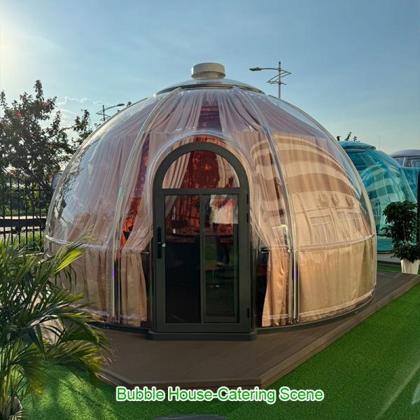 Dome Guesthouse Restaurant Bubble Tent Privacy Curtains Coffee Bar Modular Tiny