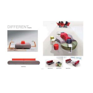 Custom Shared Workspace Furniture Collaborative Lounge Seating bench