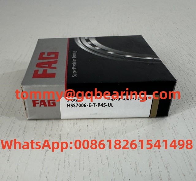 Steel Material Fag Angular Contact Ball Bearing Hss7006-E-T-P4s-Ul Super Precision