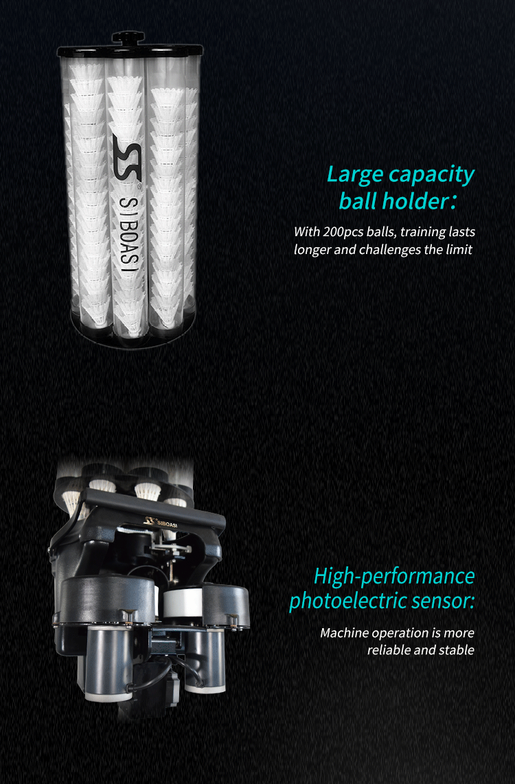Badminton Shuttlecock Serving Machine With Overcurrent Overvoltage Protection