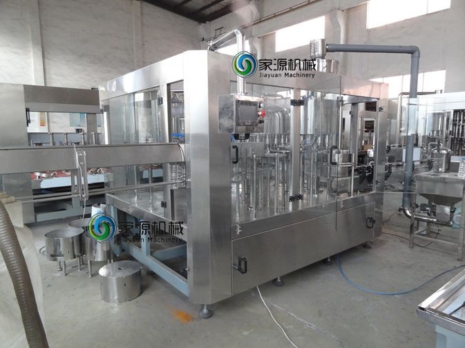 Pure Water Glass Bottle Filling Machine 24000bph 12kw SUS304