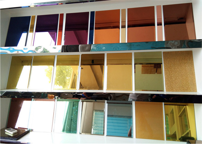 Professional Plain Mirror Glass 3mm 4mm 5mm 6mm Thickness With Beveled Edge