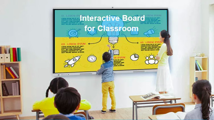 75 Inch LCD Touch Screen Interactive Digital Whiteboard For Meeting Room