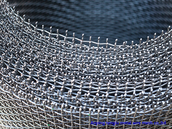 Closed End Crimped Vibrating Screen Wire Mesh,Vibrating Screen Mesh,woven screen mesh