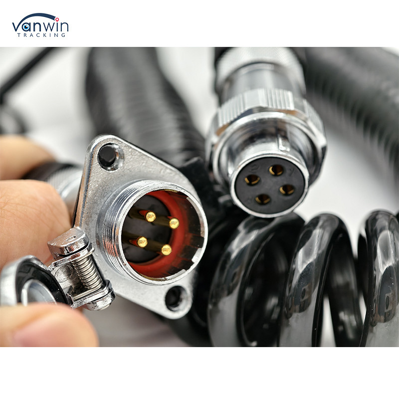 4PIN Sturdy Waterproof Trailer Cable 12V Electronic Wire Camera CABLE For Truck Bus Tractor Rear View Cameras