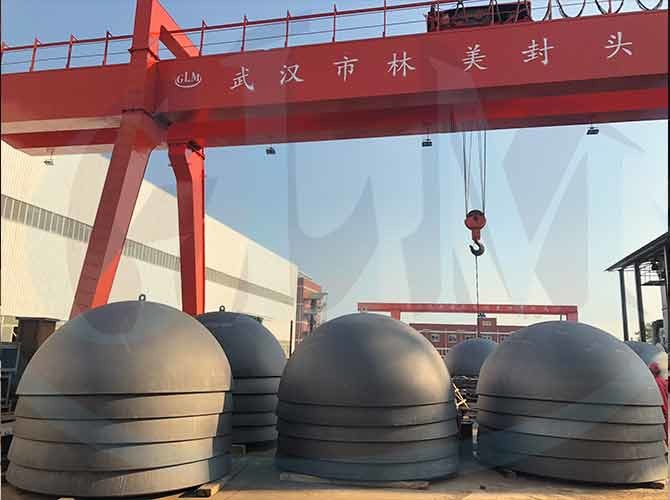 3000mm Diameter 6mm Think Elliptical Head End Caps Tank Head For Pressure Vessel