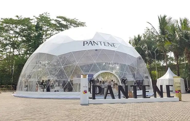 Hotel Inflatable Air Dome Tent Waterproof Camping With Bathroom