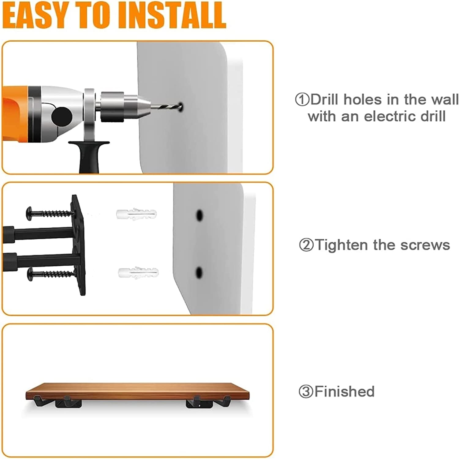 Flexible Hose Support Items Heavy Duty Garage Hooks for Car Tires Power Tools and Bikes