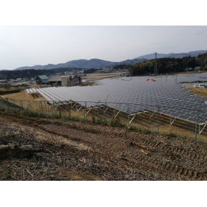 Galvanized Q235B Q345B solar ground mounting system ground solar bracket solar