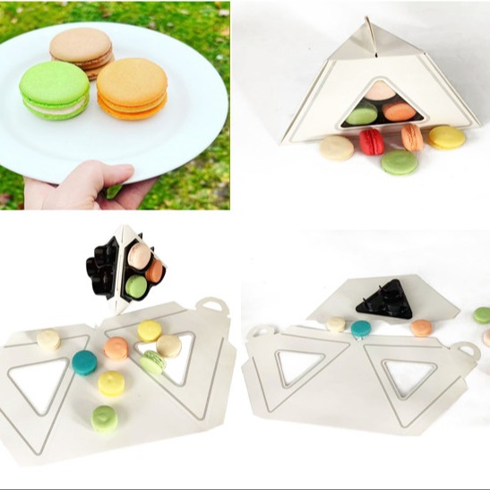 Rectangle 21 Pallets Plastic Packaging Macaron Tray Customizable