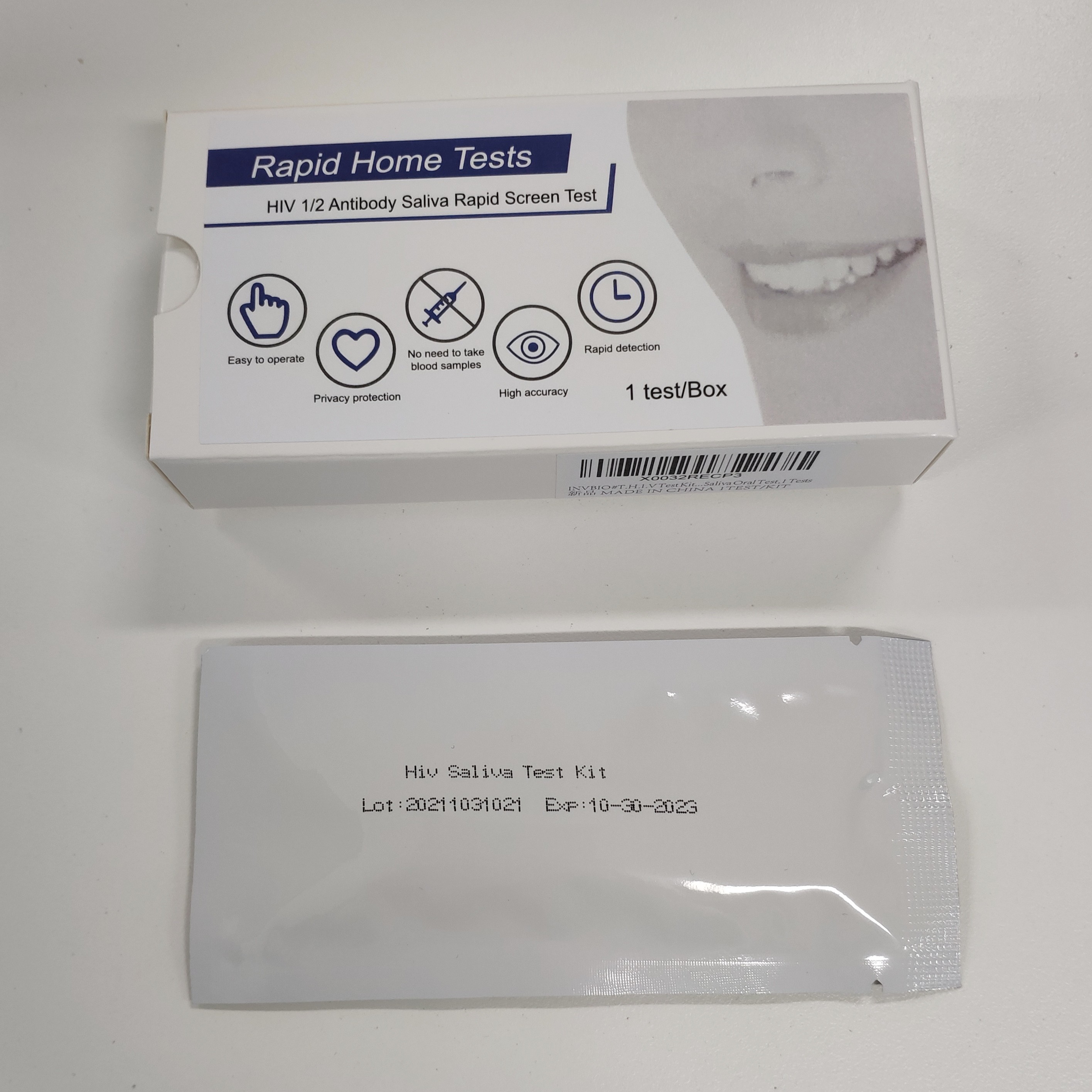 Original HIV Saliva Infectious Disease Rapid Test Kits MSDS