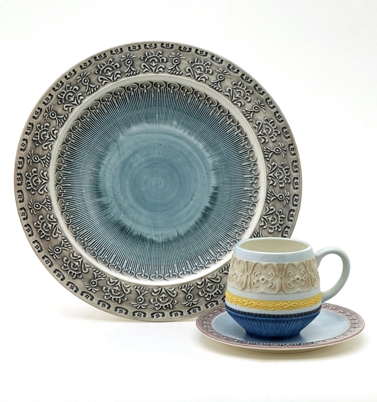 Italian Plates Sets Dinnerware Ceramic Serving Plates Handpainted Personalized Dinner Plates Ceramic